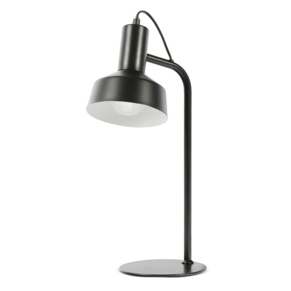 PTL2542B- PLATINET DESK LAMP 25W E27 METAL BLACK FINISH H42